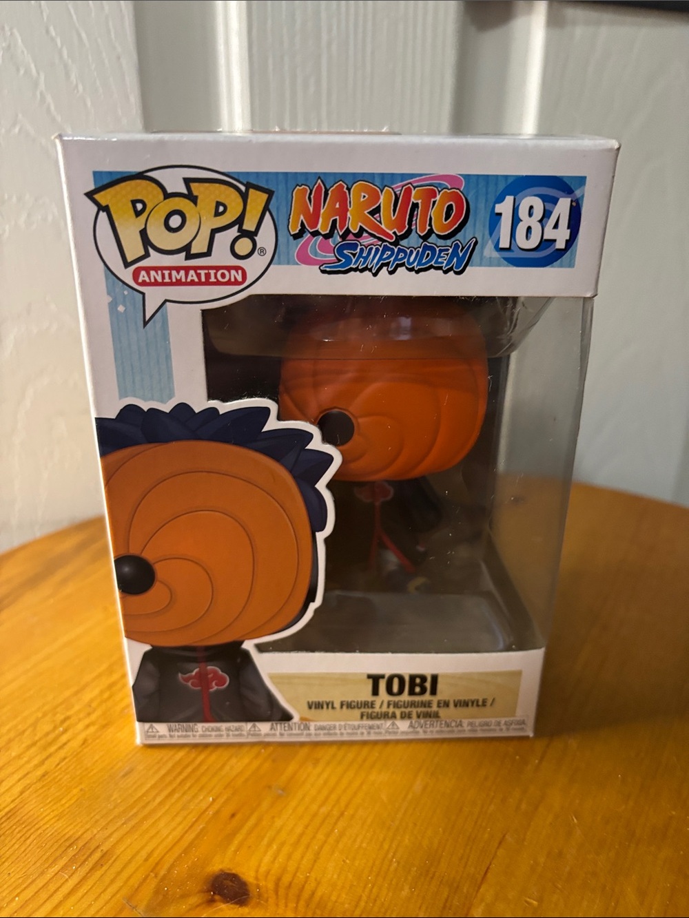 Funko Pop! Naruto Shippuden #184 Tobi Vinyl Figure NWT